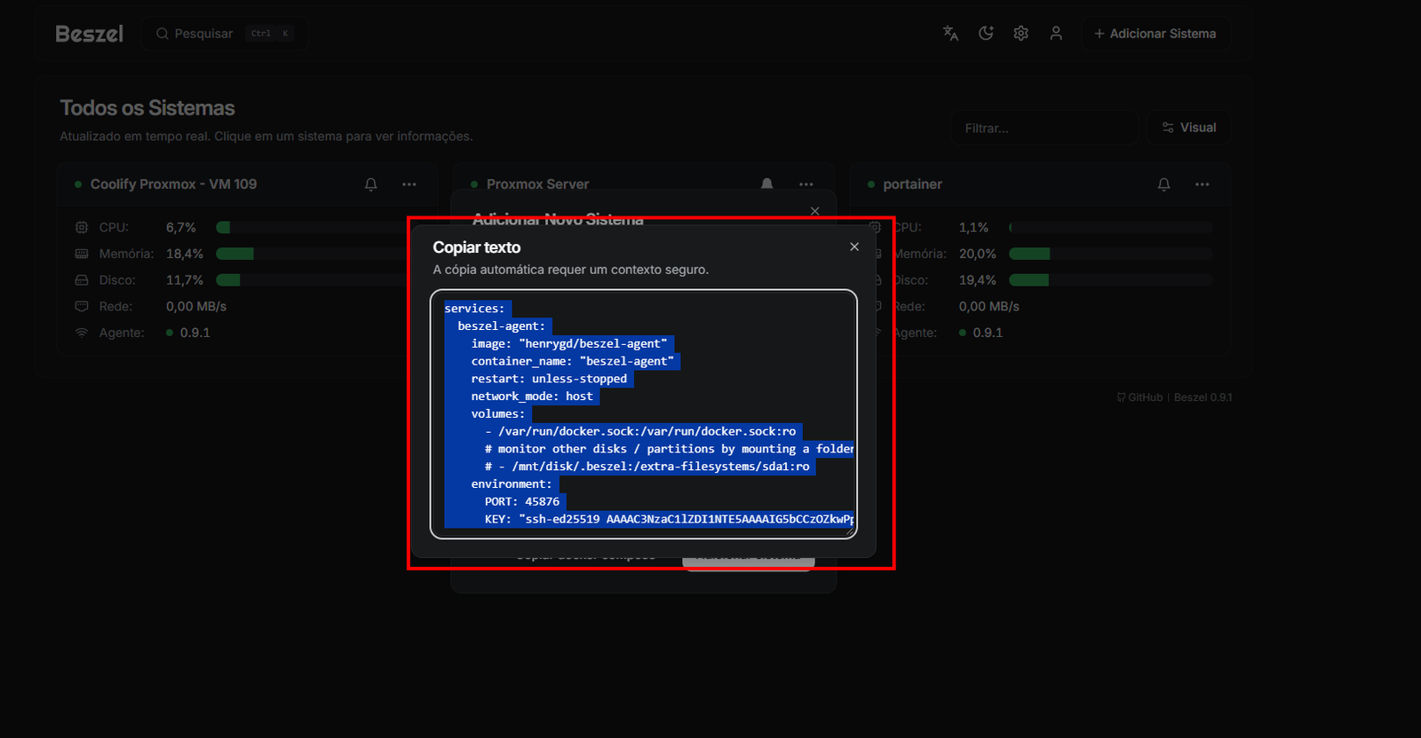 Janlea docker compose