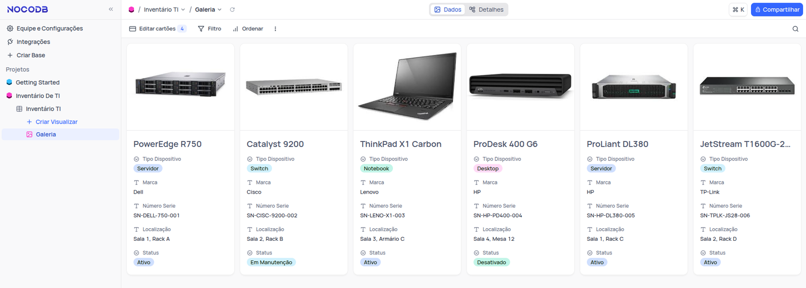 Visão Geral de Exemplo